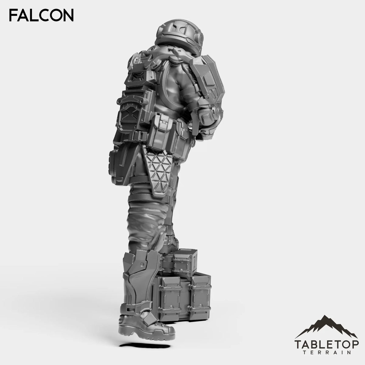 Tabletop Terrain Miniature Falcon - Black Stone Commandos