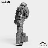 Tabletop Terrain Miniature Falcon - Black Stone Commandos