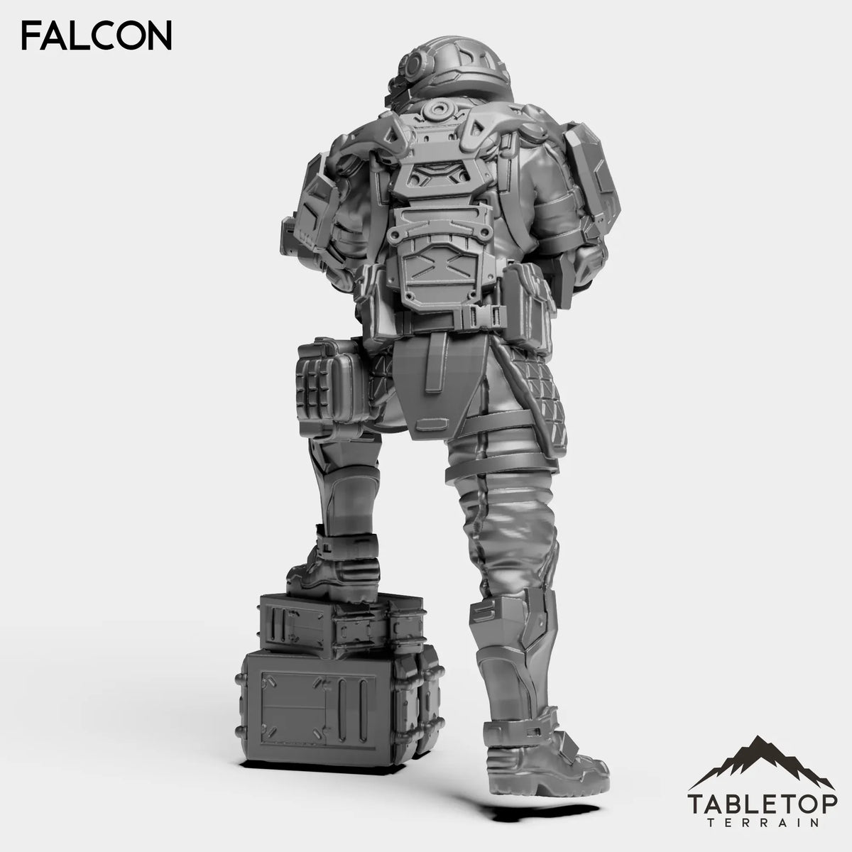 Tabletop Terrain Miniature Falcon - Black Stone Commandos