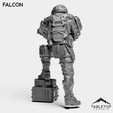 Tabletop Terrain Miniature Falcon - Black Stone Commandos