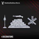 Tabletop Terrain Miniature Fallen Dawnguard soldiers