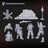 Tabletop Terrain Miniature Fallen Dawnguard soldiers