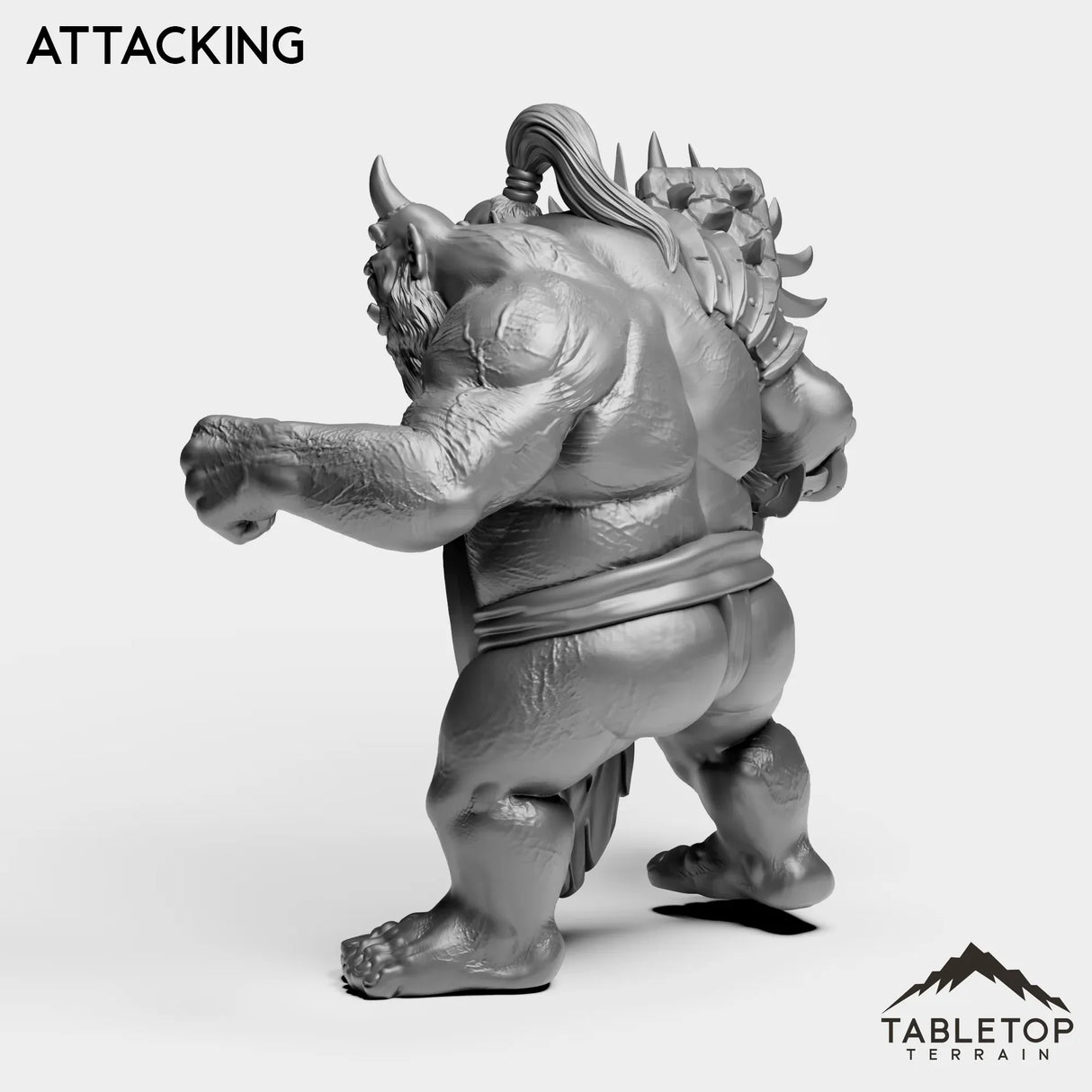 Tabletop Terrain Miniature Fallen Ogre High Mage