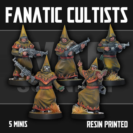 Tabletop Terrain Miniature Fanatic Cultists