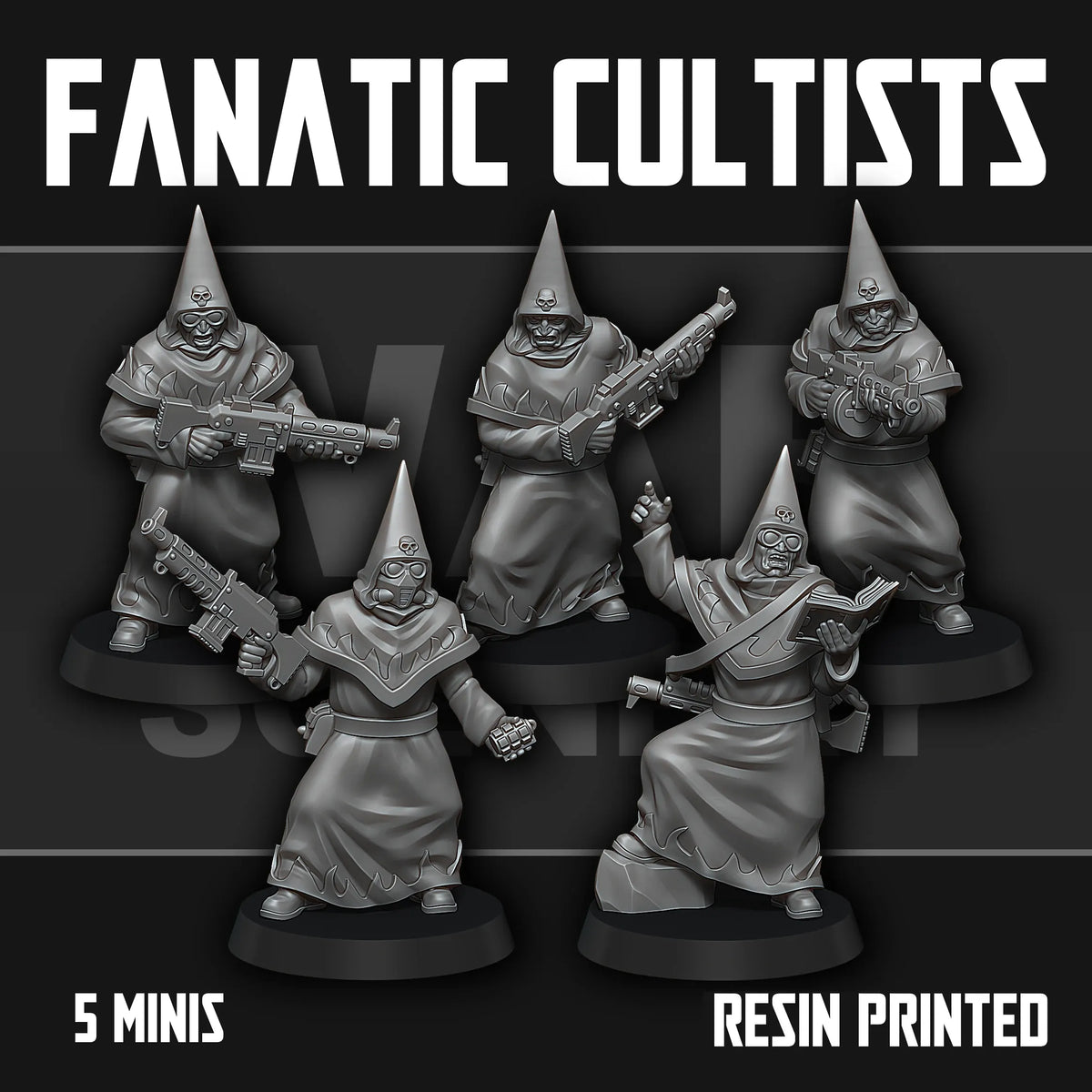 Tabletop Terrain Miniature Fanatic Cultists