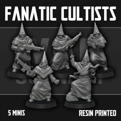 Tabletop Terrain Miniature Fanatic Cultists
