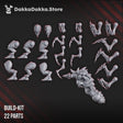 Tabletop Terrain Miniature Fangthrowers of The Great Harvest (build kit)