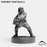 Tabletop Terrain Miniature Farmboy Partisans