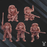 Tabletop Terrain Miniature FD Special Forces Command Squad