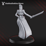 Tabletop Terrain Miniature Female Commissar