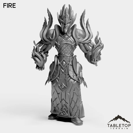 Tabletop Terrain Miniature Fire Darkness Mage