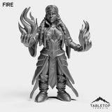 Tabletop Terrain Miniature Fire Dwarf Shadow Priestess