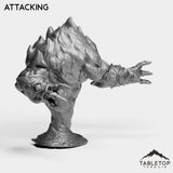 Tabletop Terrain Miniature Fire Elemental Boss