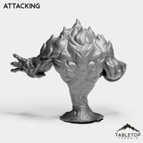 Tabletop Terrain Miniature Fire Elemental Boss