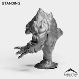 Tabletop Terrain Miniature Fire Elemental Boss