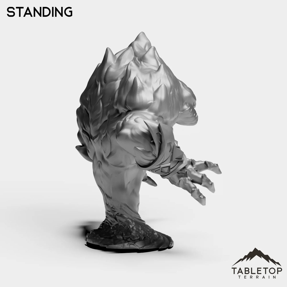 Tabletop Terrain Miniature Fire Elemental Boss