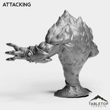 Tabletop Terrain Miniature Fire Elemental Boss