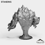Tabletop Terrain Miniature Fire Elemental Boss