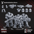 Tabletop Terrain Miniature Flameheart Guardians