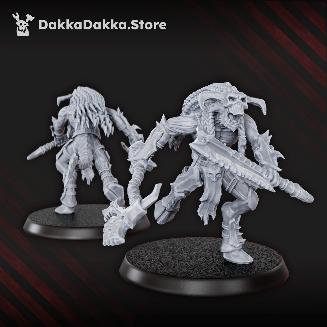Tabletop Terrain Miniature Flesh Daemon Squad x10