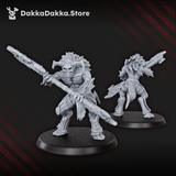 Tabletop Terrain Miniature Flesh Daemon Squad x10