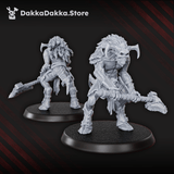 Tabletop Terrain Miniature Flesh Daemon Squad x10