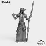 Tabletop Terrain Miniature Flower Night Druid Starter Female