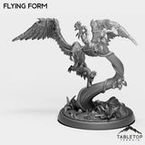 Tabletop Terrain Miniature Flying Form Minotaur Druid Forms
