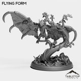 Tabletop Terrain Miniature Flying Form Troll Druid Forms