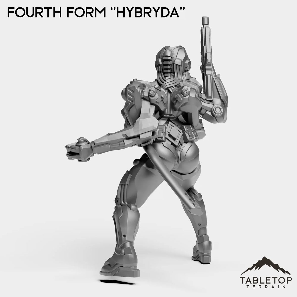 Tabletop Terrain Miniature Fourth Form - Human Hybrids