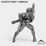 Tabletop Terrain Miniature Fourth Form - Human Hybrids