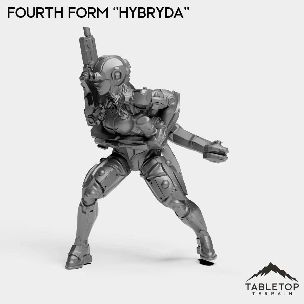 Tabletop Terrain Miniature Fourth Form - Human Hybrids