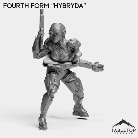 Tabletop Terrain Miniature Fourth Form - Human Hybrids