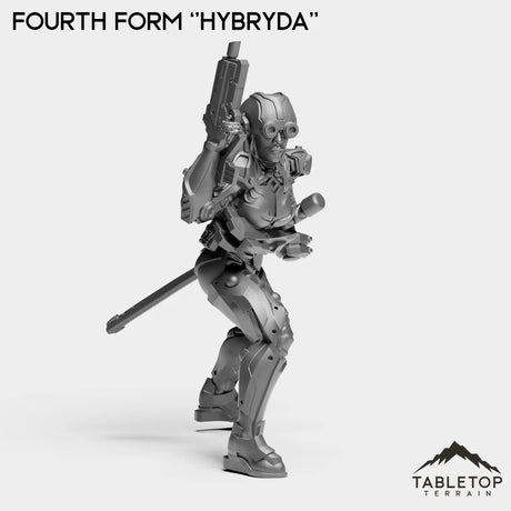 Tabletop Terrain Miniature Fourth Form - Human Hybrids