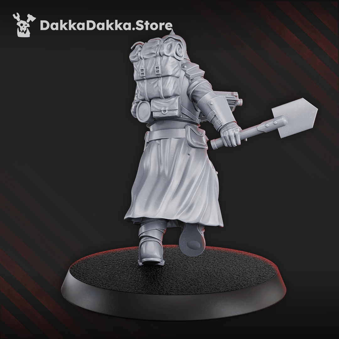Tabletop Terrain Miniature FREE STL: 2nd Death Division commander