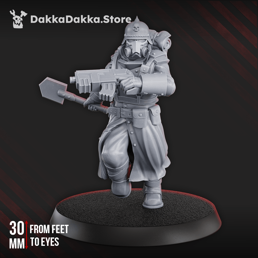 Tabletop Terrain Miniature FREE STL: 2nd Death Division commander
