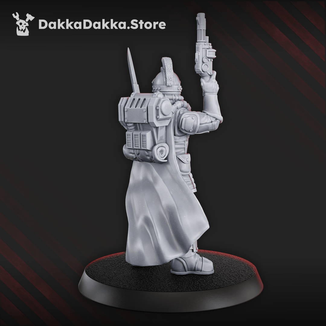 Tabletop Terrain Miniature FREE STL: Dawnguard Squad Commander