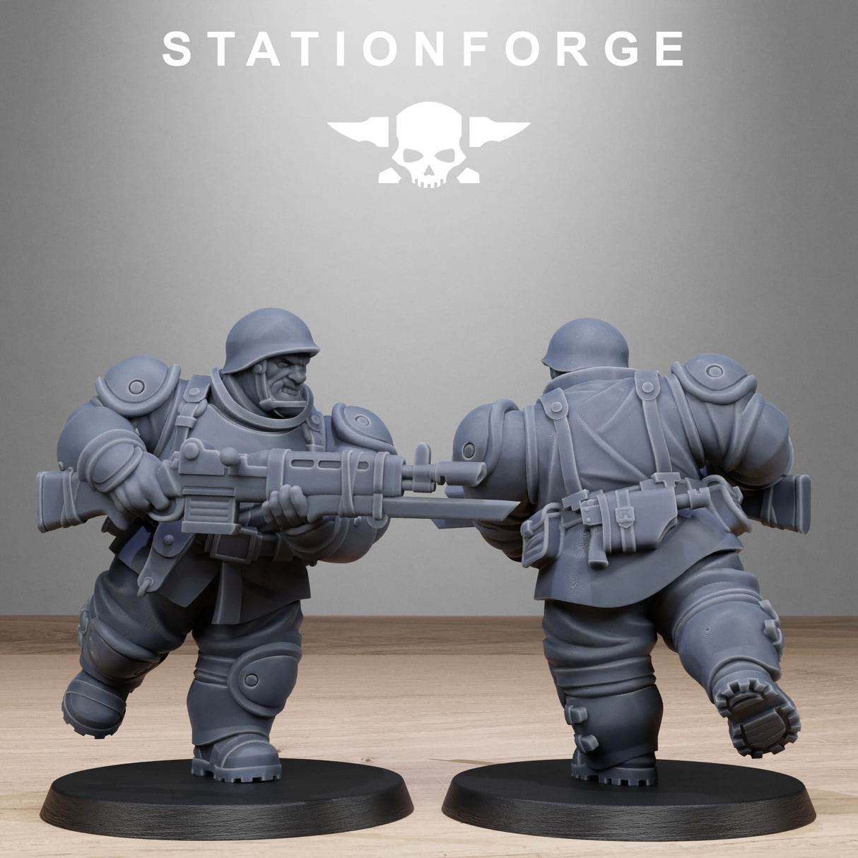 Tabletop Terrain Miniature FreeGuard Armored Mutants