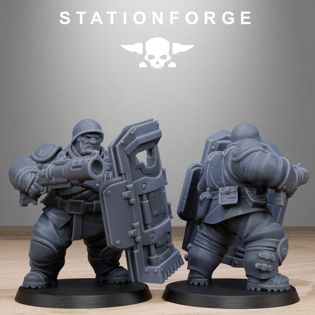 Tabletop Terrain Miniature FreeGuard Armored Mutants