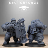 Tabletop Terrain Miniature FreeGuard Armored Mutants