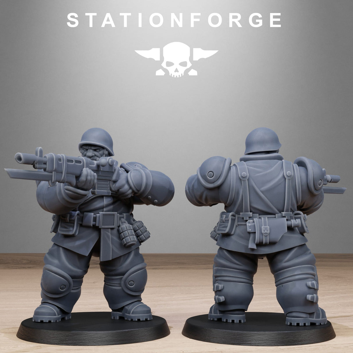 Tabletop Terrain Miniature FreeGuard Armored Mutants