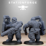 Tabletop Terrain Miniature FreeGuard Armored Mutants