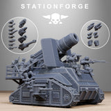 Tabletop Terrain Miniature Freeguard Artillery Mini Tank