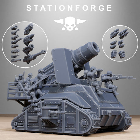 Tabletop Terrain Miniature Freeguard Artillery Mini Tank