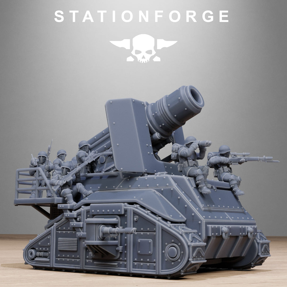 Tabletop Terrain Miniature Freeguard Artillery Mini Tank
