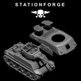 Tabletop Terrain Miniature FreeGuard Battle Tank