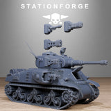 Tabletop Terrain Miniature FreeGuard Battle Tank