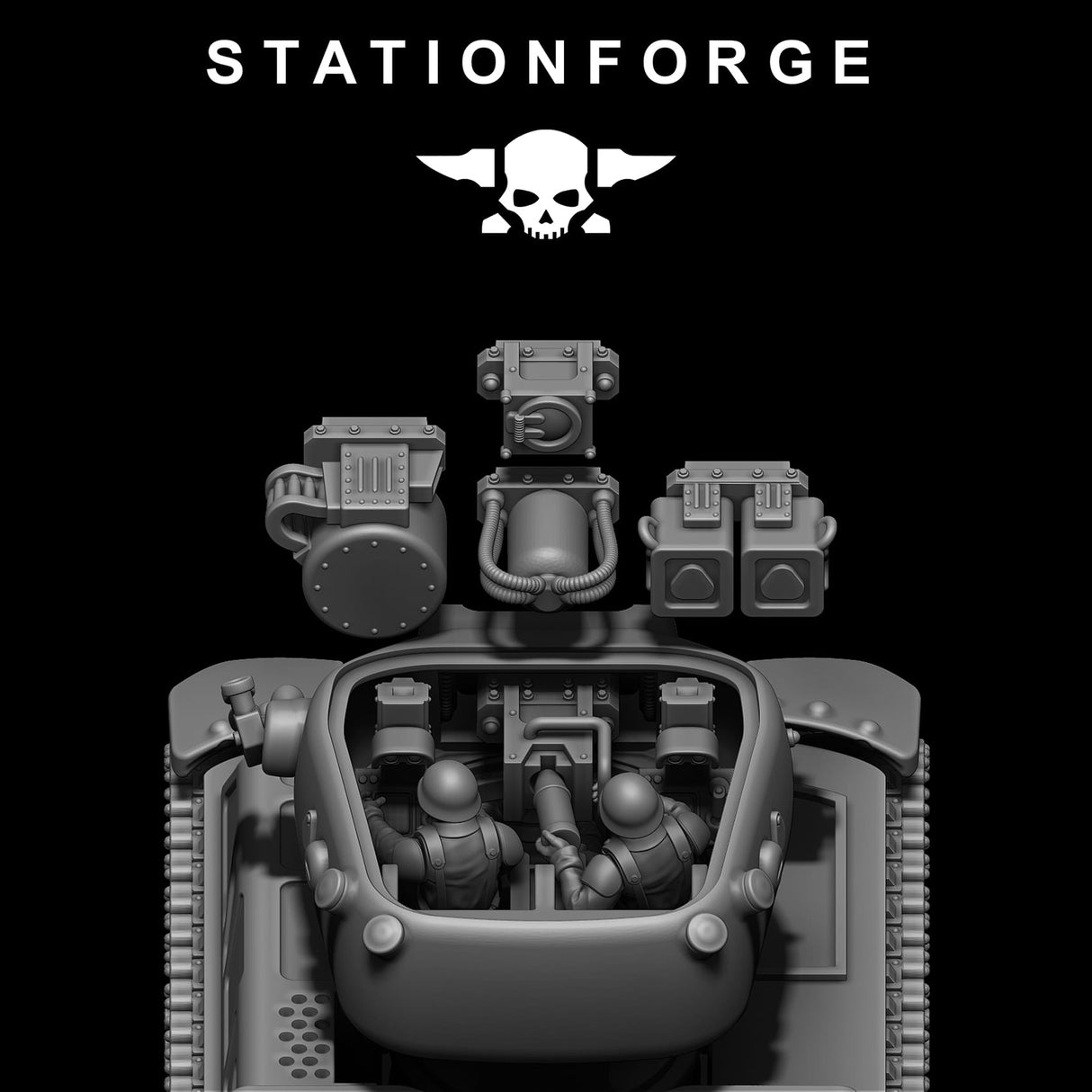 Tabletop Terrain Miniature FreeGuard Battle Tank