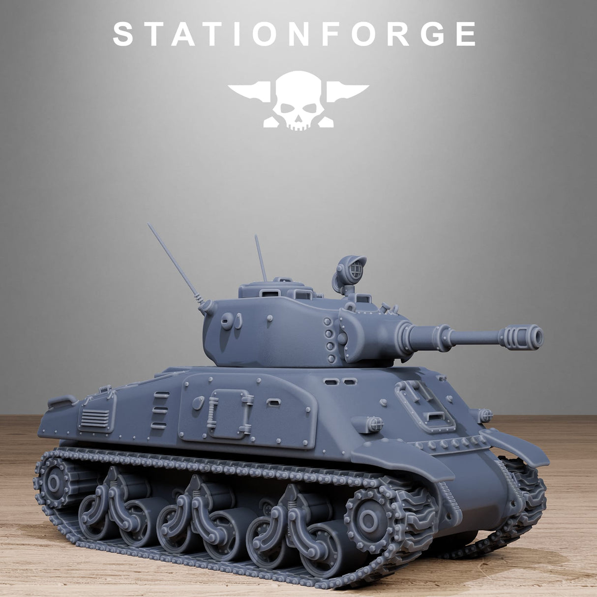 Tabletop Terrain Miniature FreeGuard Battle Tank