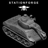 Tabletop Terrain Miniature FreeGuard Battle Tank